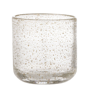 Bubbles drinking glass