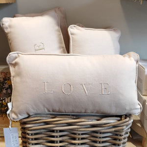 Peace/love cushion