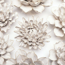 Load image into Gallery viewer, Ceramic flower - chrysanthemum - ivory
