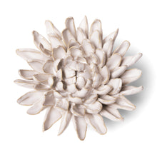 Load image into Gallery viewer, Ceramic flower - chrysanthemum - ivory
