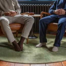 Cashmere rib sock - various colours