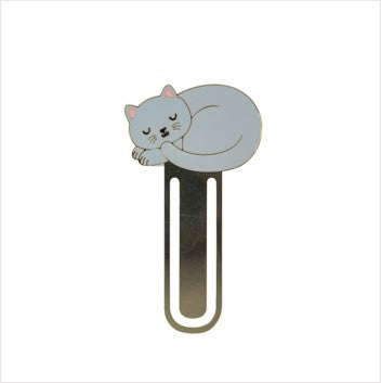 Cat metal bookmark