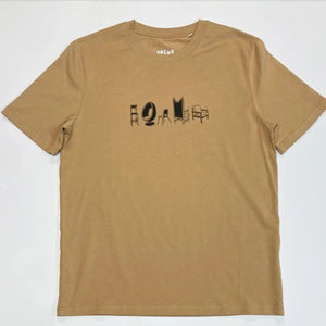 Chairing is caring t-shirt - latte