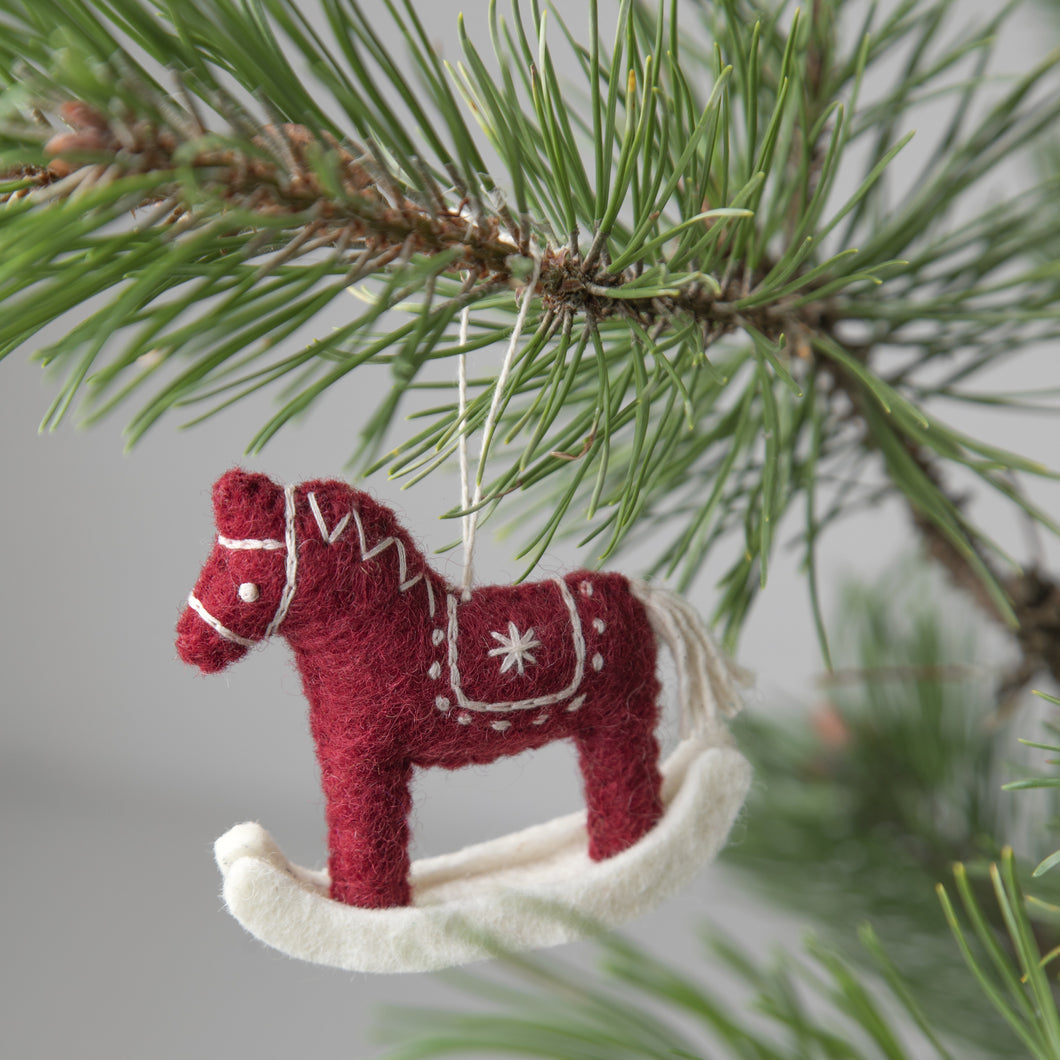Christmas dec - rocking horse