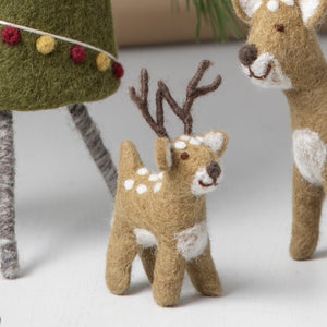 Christmas dec - brown deer - small