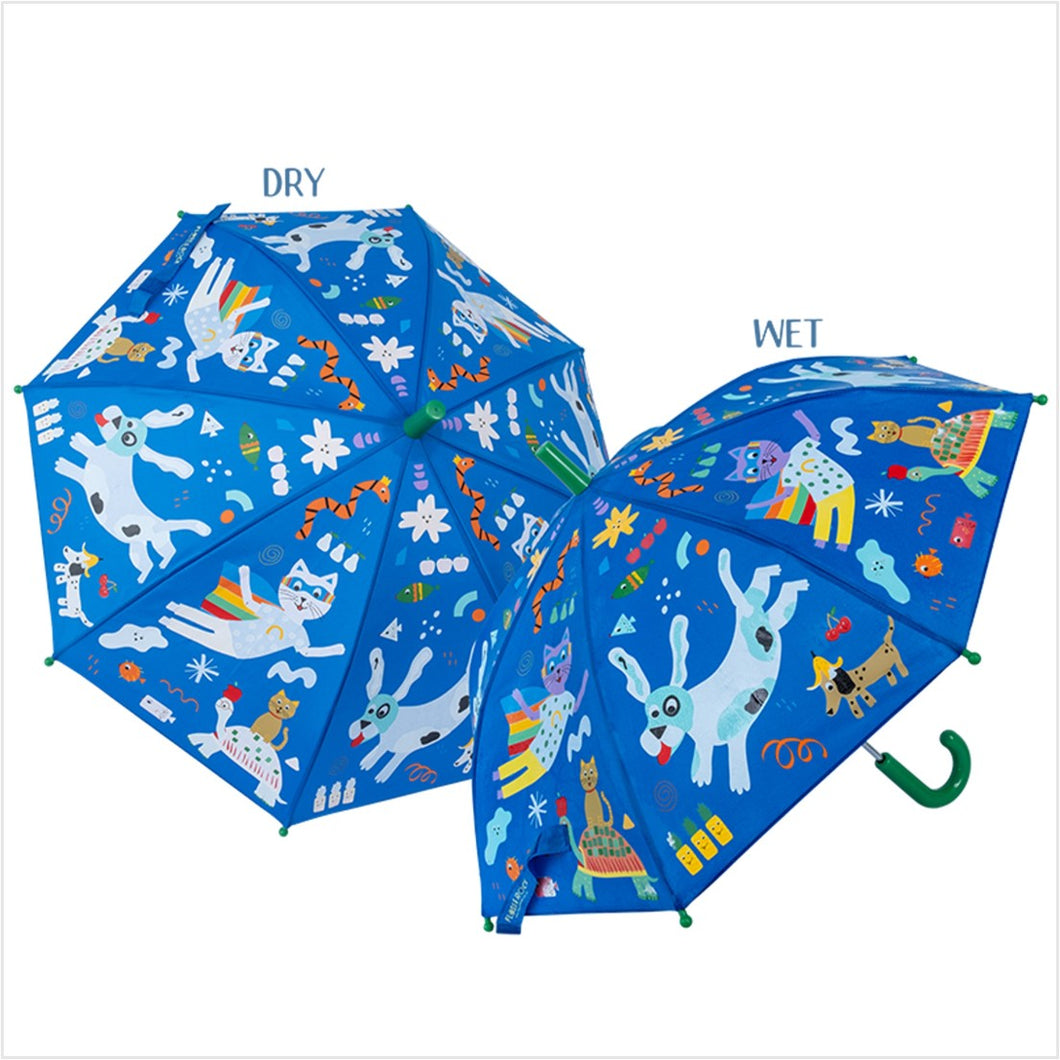 Colour changing umbrella - pets