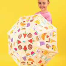 Load image into Gallery viewer, Colour changing umbrella - sweet treats
