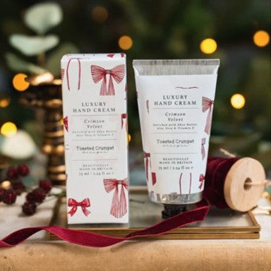 Crimson velvet luxury hand cream