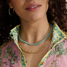 Load image into Gallery viewer, Crisar gold chunky chain necklace - medium length
