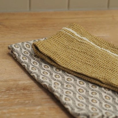 Daisy chain tea towels - 2 pack