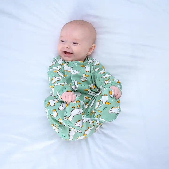 Dancing ducks sleepsuit