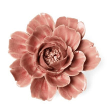 Load image into Gallery viewer, Ceramic flower - champagne - pink rose
