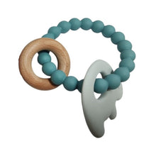 Load image into Gallery viewer, Elephant teether beads - blue or pink
