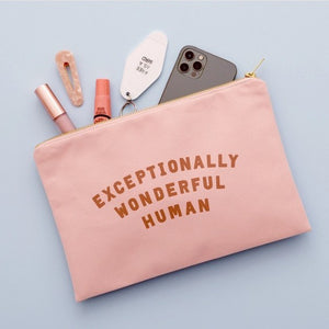 Exceptionally wonderful human pouch - blush pink