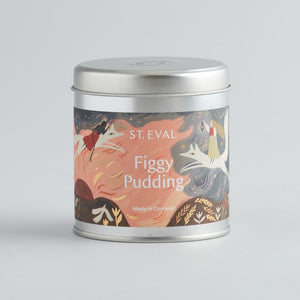 Orange & cinnamon scented tin candle