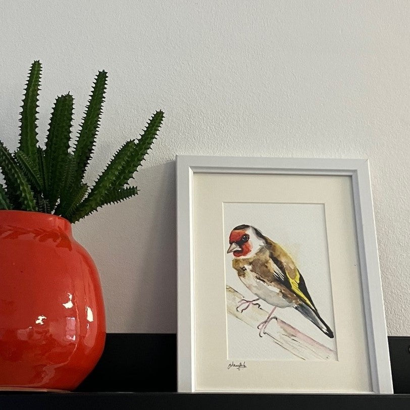 Goldfinch painting