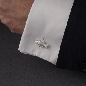 Fish pewter cufflinks
