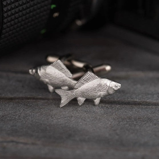 Fish pewter cufflinks