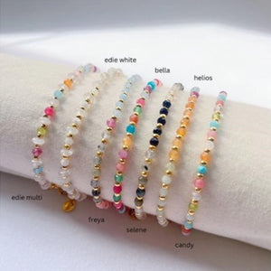 Gemstone bracelets - various colours
