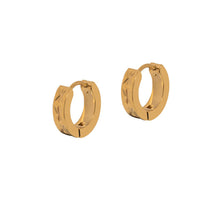 Load image into Gallery viewer, Star hoops - gold
