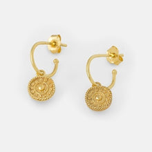 Load image into Gallery viewer, Coin earrings - gold
