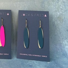 Load image into Gallery viewer, Gold splash earrings - various colours
