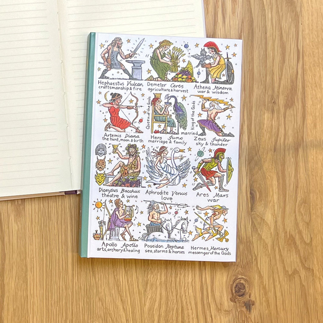 Greek Gods & Goddesses notebook