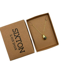 Load image into Gallery viewer, Green droplet necklace
