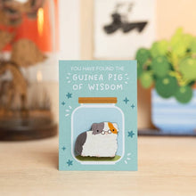 Load image into Gallery viewer, Guinea pig of wisdom pin
