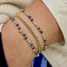 Load image into Gallery viewer, Harmony candy multi gemstone gold bracelet
