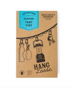 Hanging tent tidy
