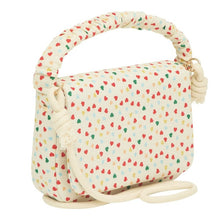 Load image into Gallery viewer, Heart print top handle bag
