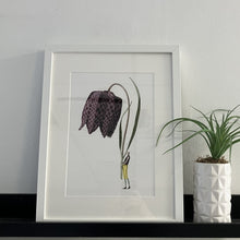 Load image into Gallery viewer, Fritillary &#39;In Bloom&#39; mounted print
