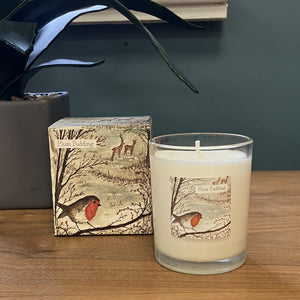 Plum pudding votive candle