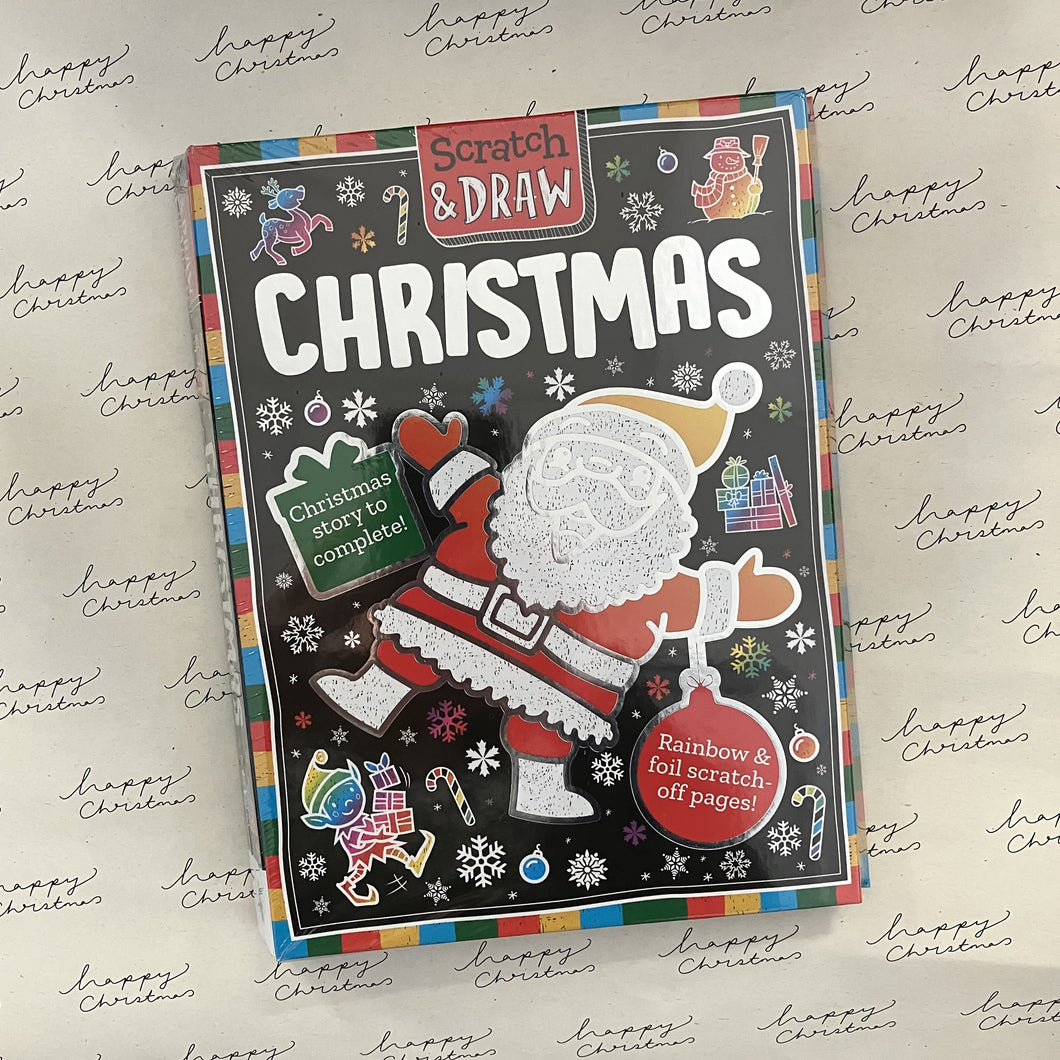Scratch & draw Christmas book