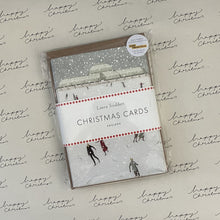 Load image into Gallery viewer, Christmas cards (10 pack) - skating at Kew
