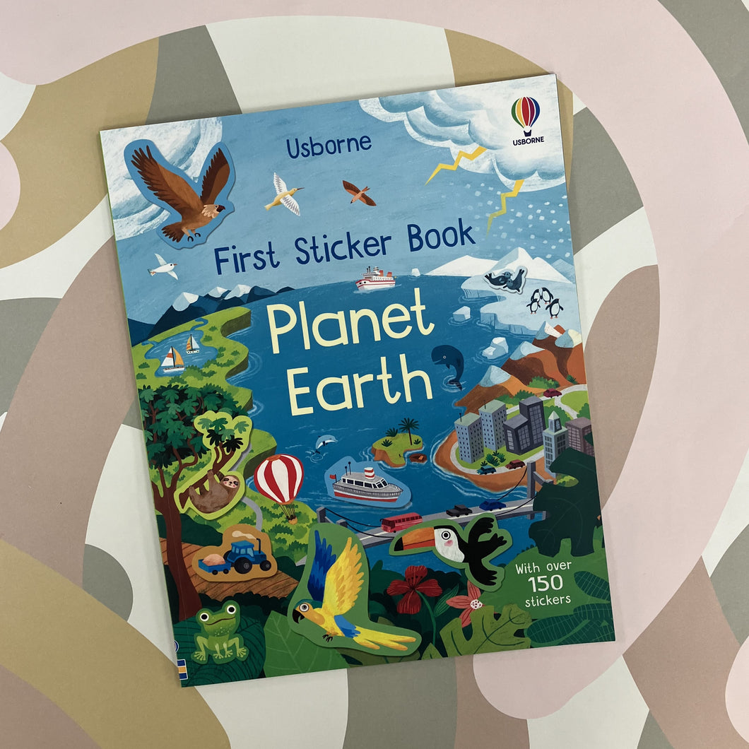 First sticker book:  planet earth