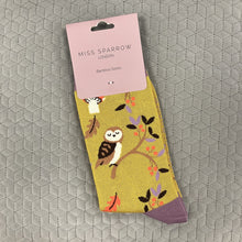 Load image into Gallery viewer, Woodland socks - yellow
