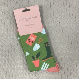 Gardening gear socks - green