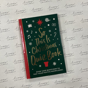 So this is Christmas quiz book
