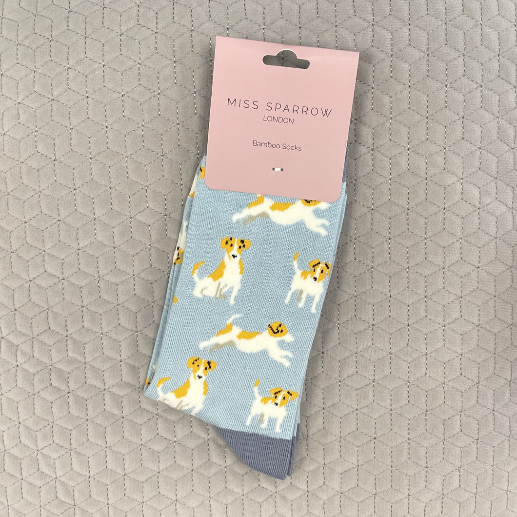 Jack Russel's socks - powder blue