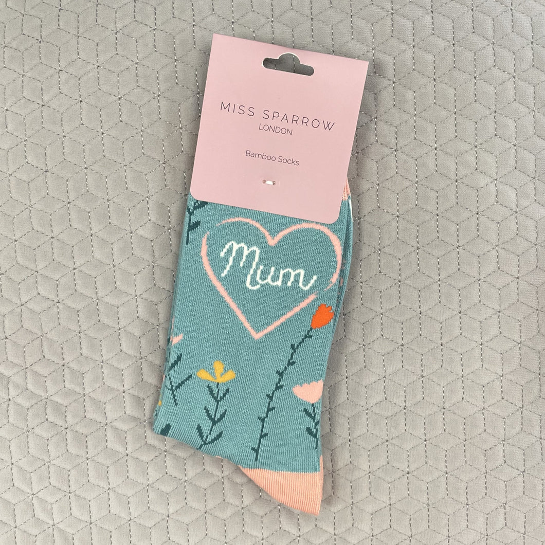 Mum socks - duck egg