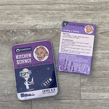 Load image into Gallery viewer, The crazy scientist - kitchen science activity cards
