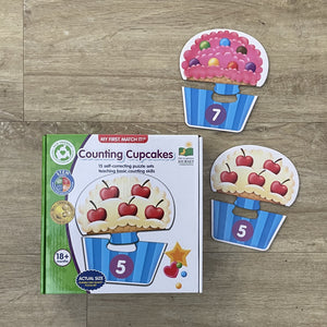 My first match it! Counting cupcakes
