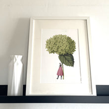 Load image into Gallery viewer, Hydrangea Annabelle mounted print
