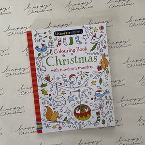 Christmas mini colouring & transfers book