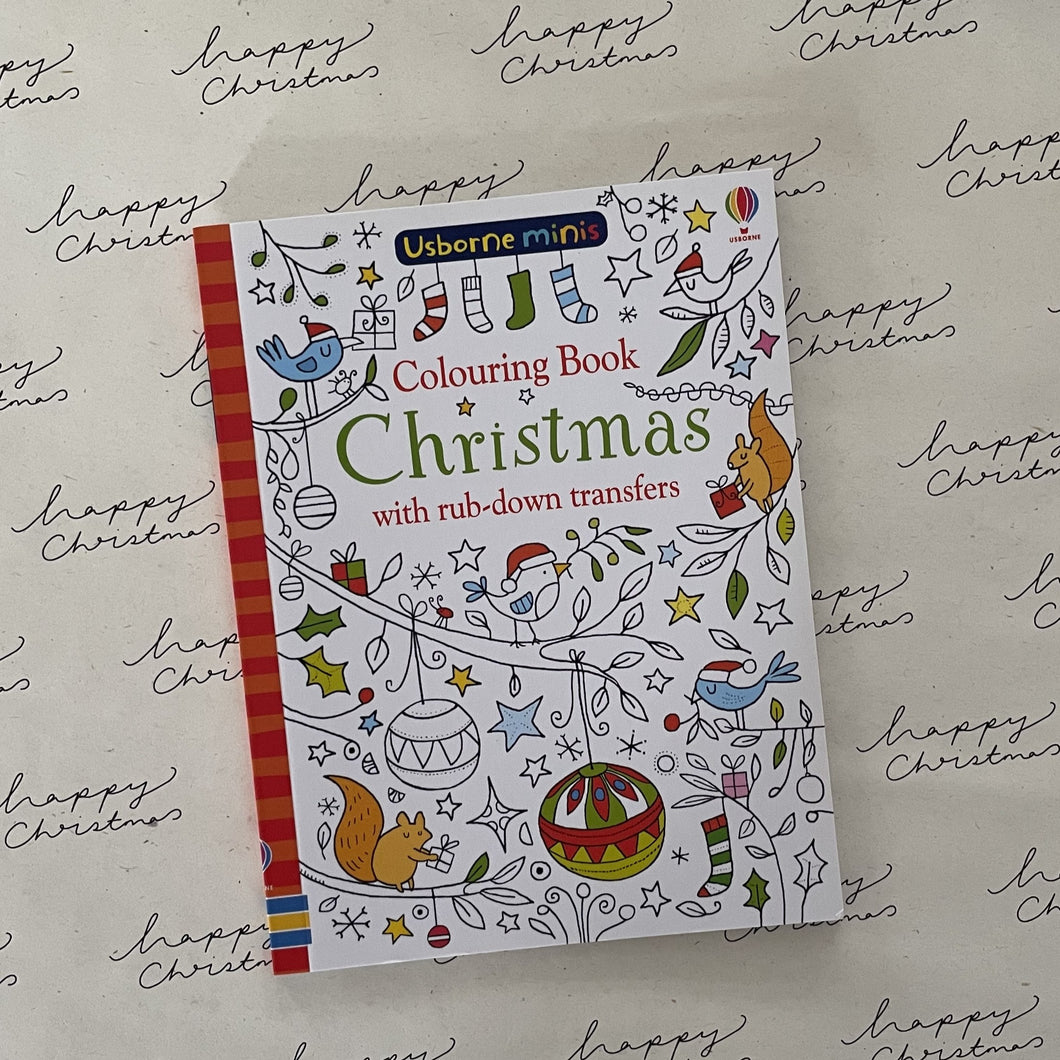 Christmas mini colouring & transfers book