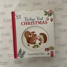 Load image into Gallery viewer, Baby&#39;s first Christmas book

