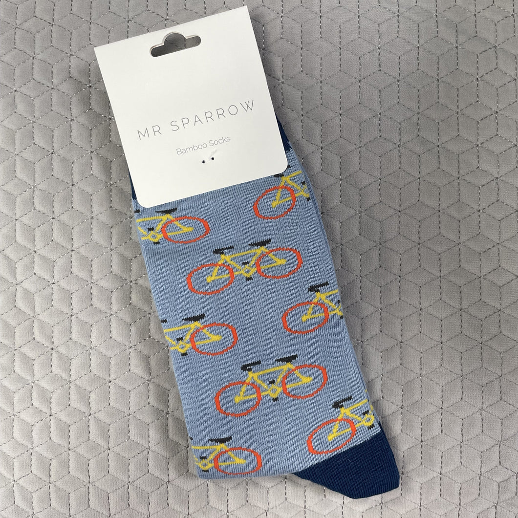 Cycling socks - blue