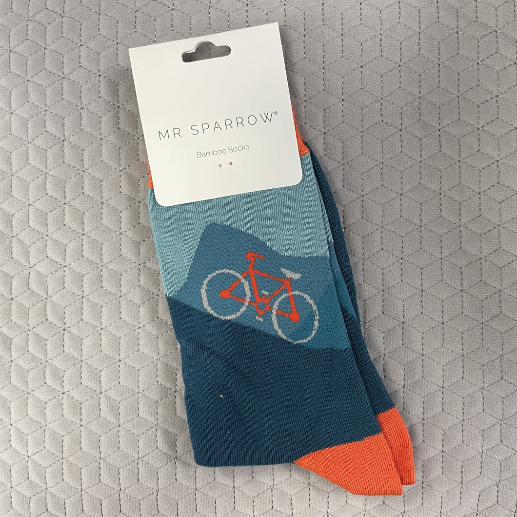 Hill climb cycle socks - teal